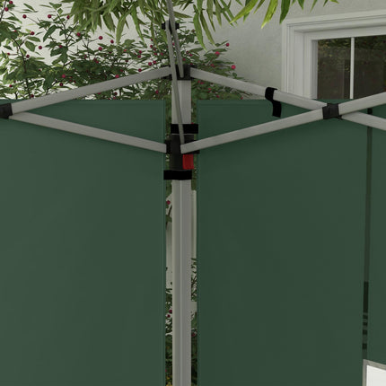 Ensemble de parois latérales de pavillon avec fenêtres, étanches, vertes