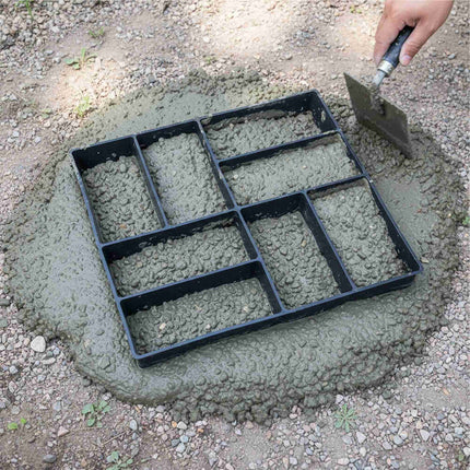 Pflasterformen-Set, 40x40 cm, wiederverwendbar für Beton