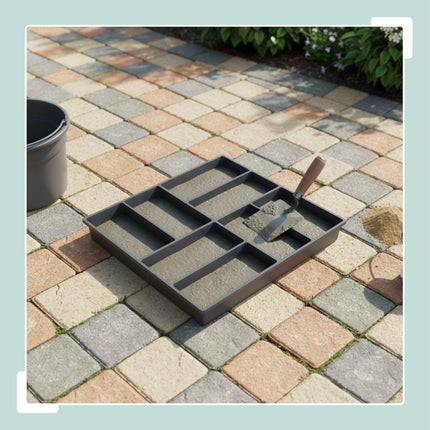 Pflasterformen-Set, 40x40 cm, wiederverwendbar für Beton