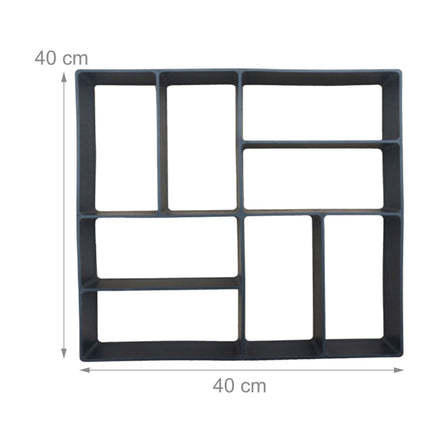 Pflasterformen-Set, 40x40 cm, wiederverwendbar für Beton
