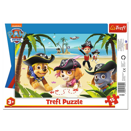 Puzzle Pat' Patrouille, 15 pièces, encadré pour une présentation facile