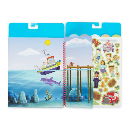 Paw Patrol Wiederverwendbare Sticker "Pad Dino Rescue"