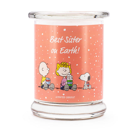 Bougie parfumée aux cacahuètes en pot de verre - Cadeau parfumé
