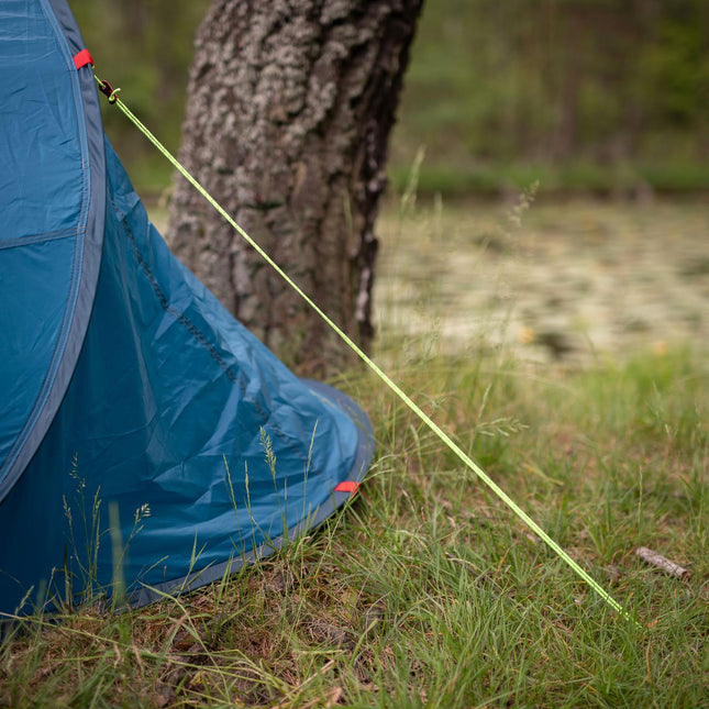 Heringe mit Seil für Camping, 6er-Set