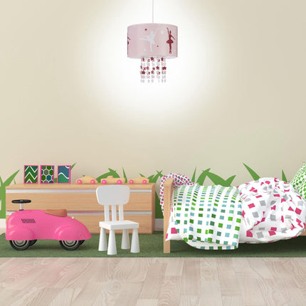 Lampe à suspension rose