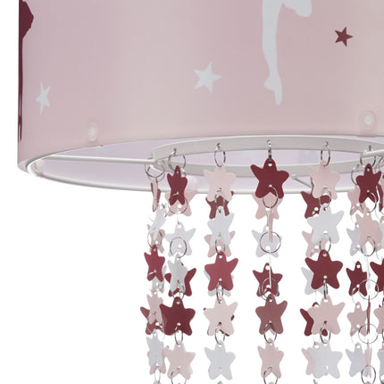 Lampe à suspension rose