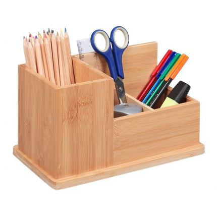 Pot à stylos en bambou