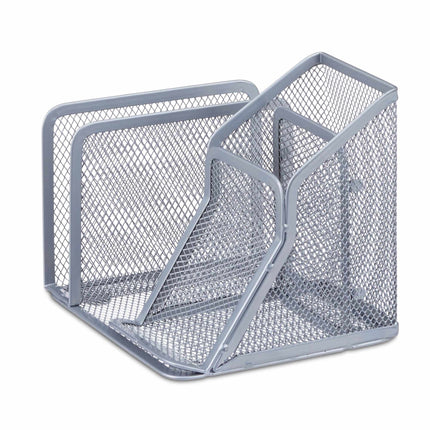 Pot à stylos en filet avec porte-courrier