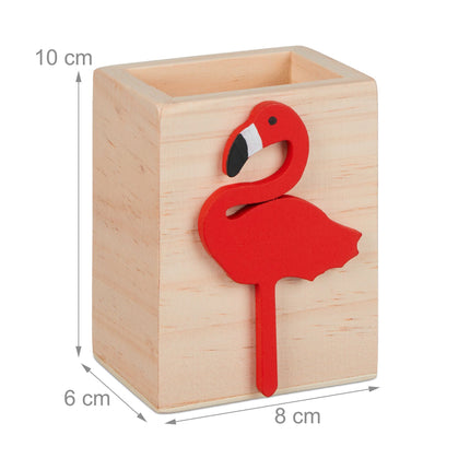 Stiftehalter mit Flamingo