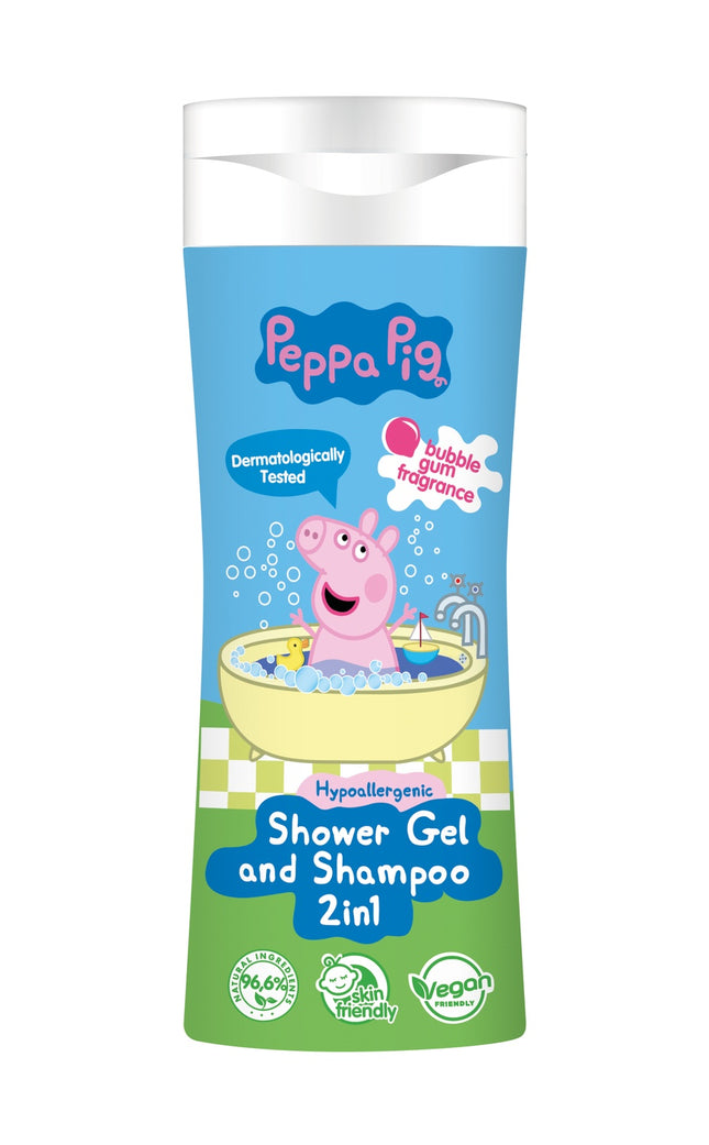 Peppa Pig Gel Douche Et Shampoing 2En1, 300Ml