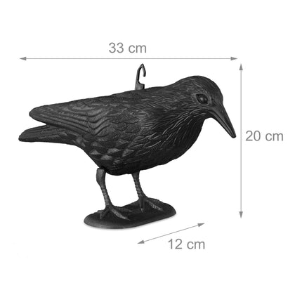 Vogelabwehr „Perching Crow“