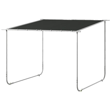 Pergola, Pavillon D'Environ 3 X 3 M, Auvent De Terrasse Avec Protection Uv, Sac De Sable, Pavillon De Jardin, Pavillon De Terrasse Avec Roulettes Pour Balcon, Oxford