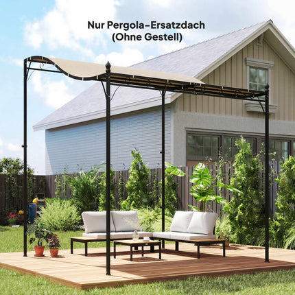 Toile de rechange pour pergola, 3 x 3 m, polyester résistant à l'eau