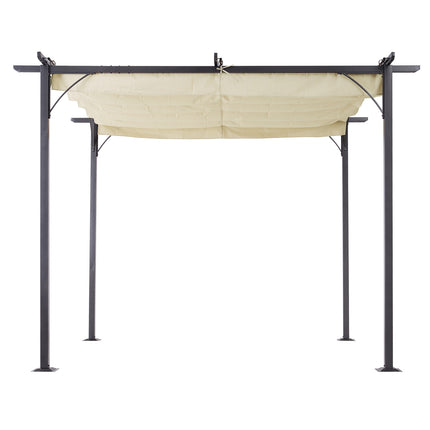 Waterproof aluminum gazebo roof 3x3m, UV protected roof