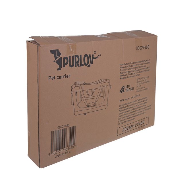 Sac de transport pour animaux, pliable, 60 x 42 x 44 cm, jusqu'à 25 kg