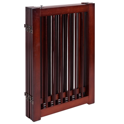 Barrière pour animaux, pliable en bois, 203 x 76 cm, lot de 4