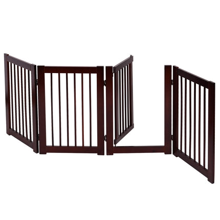 Barrière pour animaux, pliable en bois, 203 x 76 cm, lot de 4