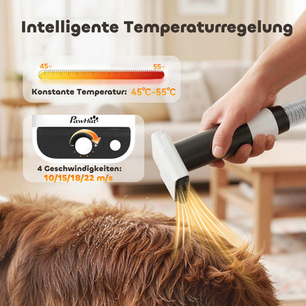 Séchoir et tondeuse pour le toilettage des animaux, moteur silencieux, outil 5 en 1