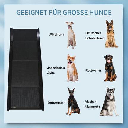 Rampe Pour Animaux De Compagnie, Rampe Pliante En Aluminium Pour Chien, Antidérapante, Pour Voitures, Camions, Suv, Jusqu'À 40 Kg, Rampe De Coffre