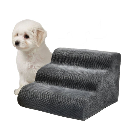 Escalier pour animaux, 3 marches - Antidérapant, idéal pour les petits chiens