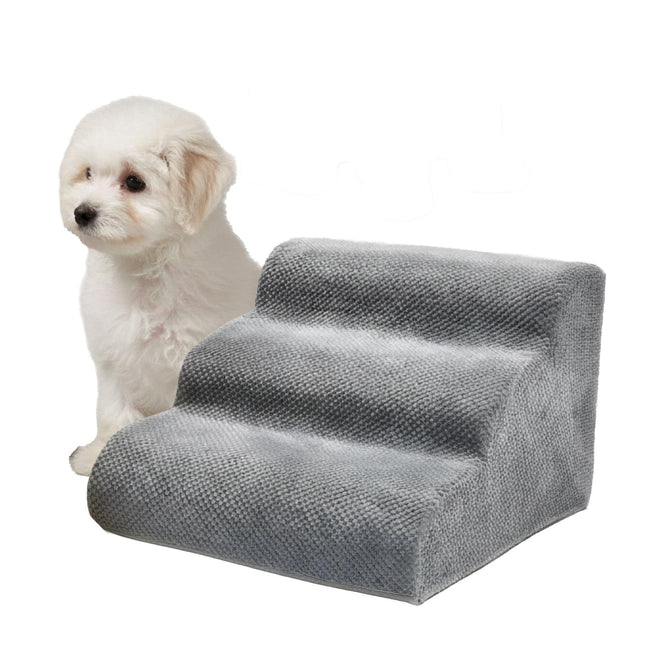 Escalier pour animaux, 3 marches - Antidérapant, idéal pour les petits chiens