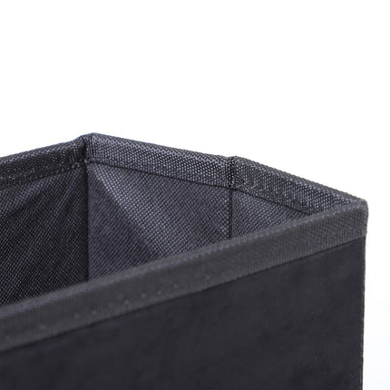 Faltbare Haustiertreppe mit Stauraum – 3 Stufen, MDF, schwarz