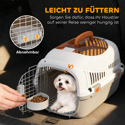 Caisse de transport pour chats et chiens de petite taille jusqu'à 4 kg