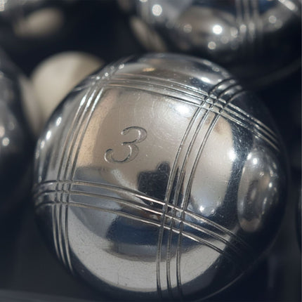 Jeu de pétanque, 6 boules avec étui et accessoires