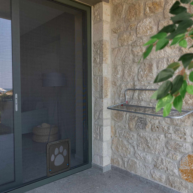 Chatière pour porte moustiquaire