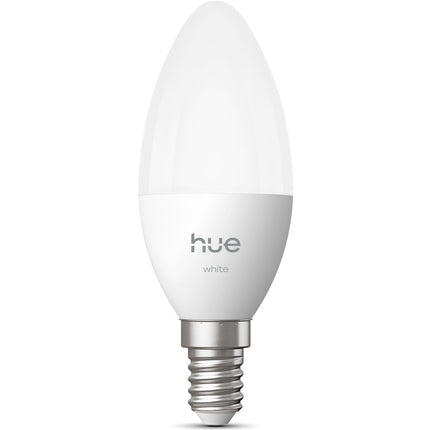 Ampoule connectée Philips Hue White E14, 470 lumens, blanc chaud, lot de 1