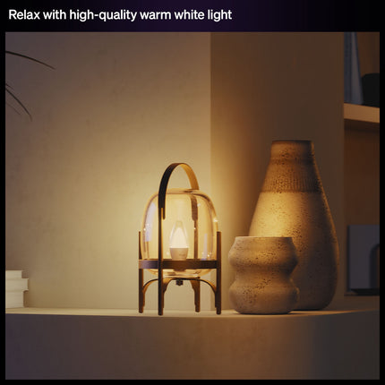 Ampoule connectée Philips Hue White E14, 470 lumens, blanc chaud, lot de 1