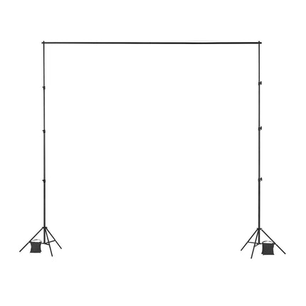 Photo Backdrop Stand Kit, 10x10 Ft Adjustable, Portable