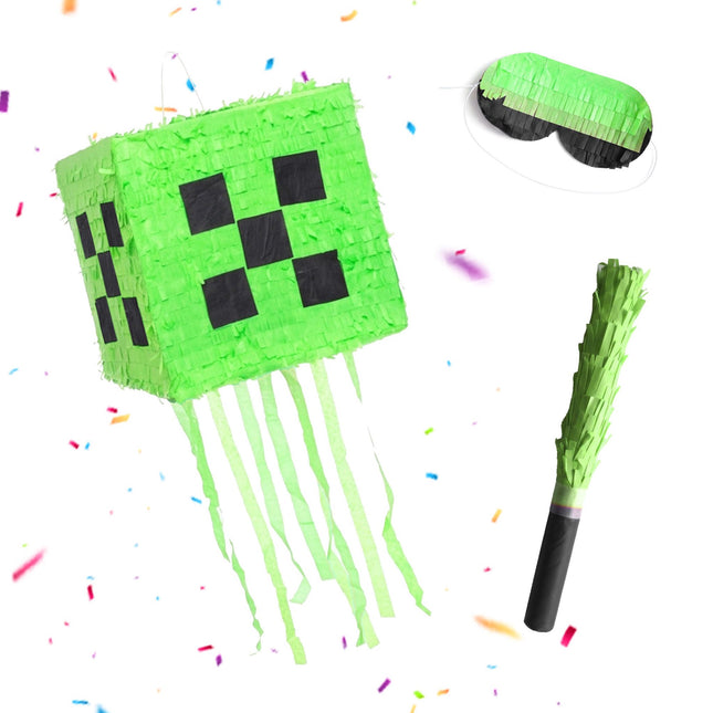Piñata-Party-Set – Inklusive Stock und Augenmaske