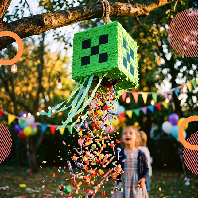 Piñata-Party-Set – Inklusive Stock und Augenmaske