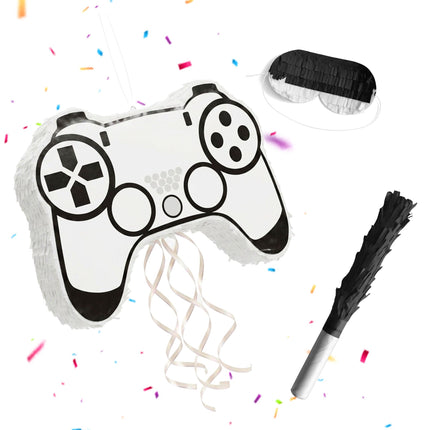 Kit de fête piñata - Bâton et masque bandeau inclus
