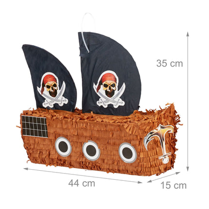 Piñata bateau pirate