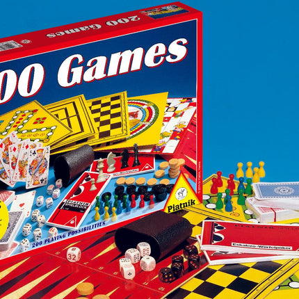 Piatnik Board Game Set 200 Games (In Lithuanian Lang.)
