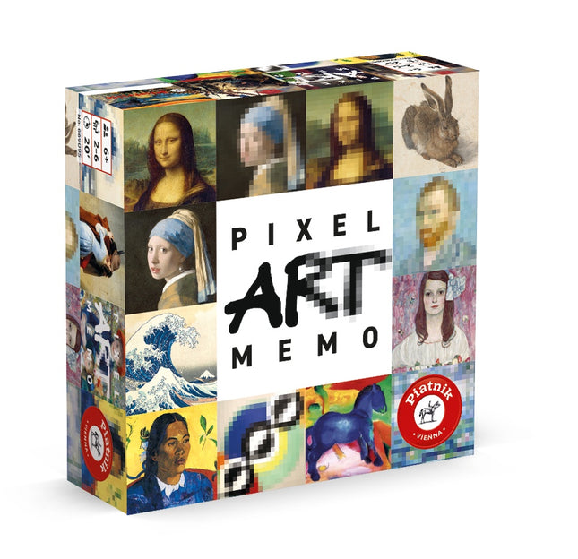 Mémo Pixel Art du jeu de société Piatnik