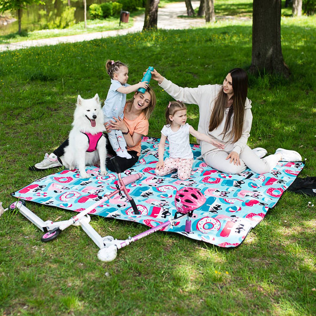 Tapis de pique-nique pour chiens, 200 x 200 cm, imperméable