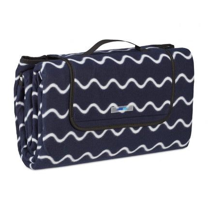 Couverture de pique-nique 200 x 200 cm motif vagues