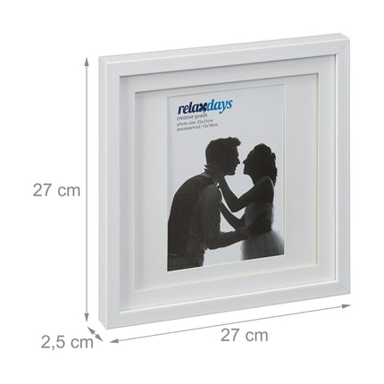 Cadre photo 25x25 cm Lot de 2