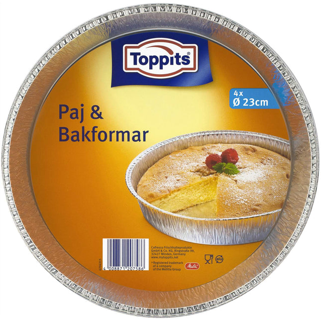 Pie & Baking form 23cm round 22pcs DFP