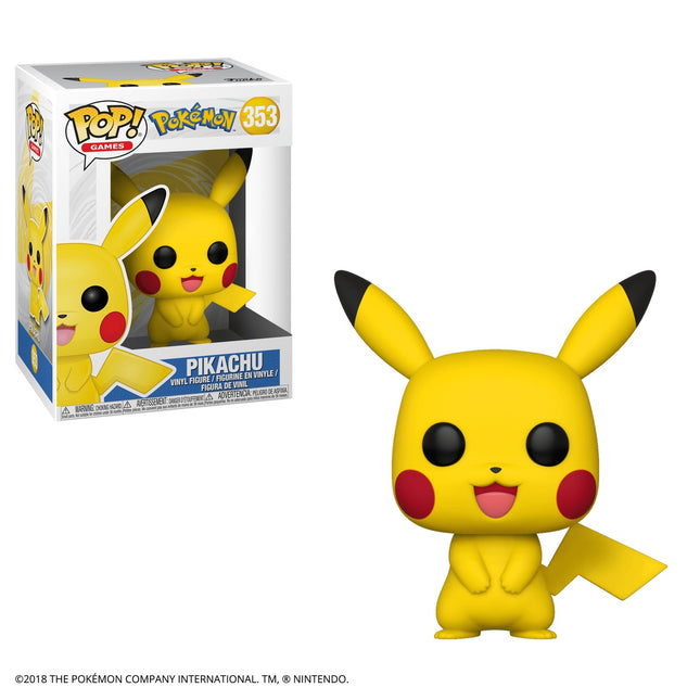 Figurine en vinyle Funko Pop! Pikachu - Jouet de collection, 10 cm