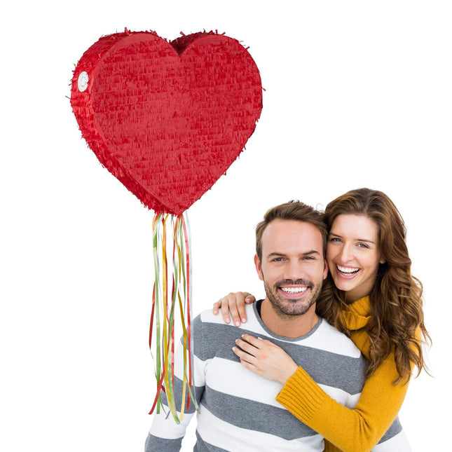Pinata coeur rouge