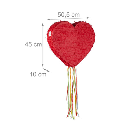 Pinata coeur rouge