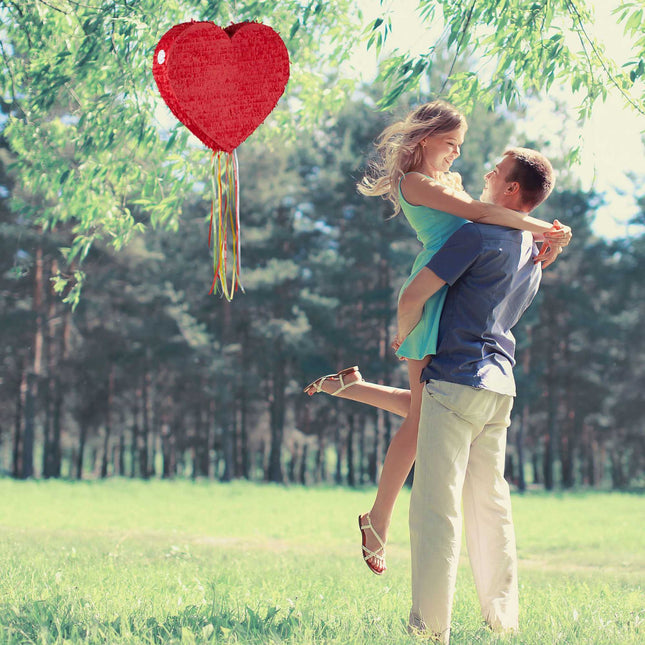 Pinata coeur rouge
