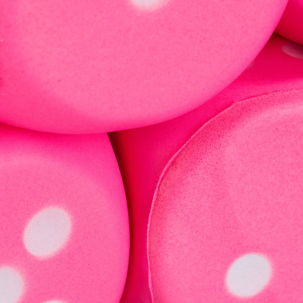 Ensemble de 6 dés en mousse rose pour enfants