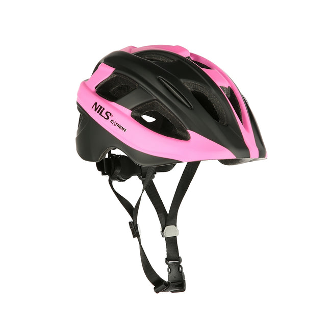 Casque rose, taille S (48-53 cm) - Nils Extreme
