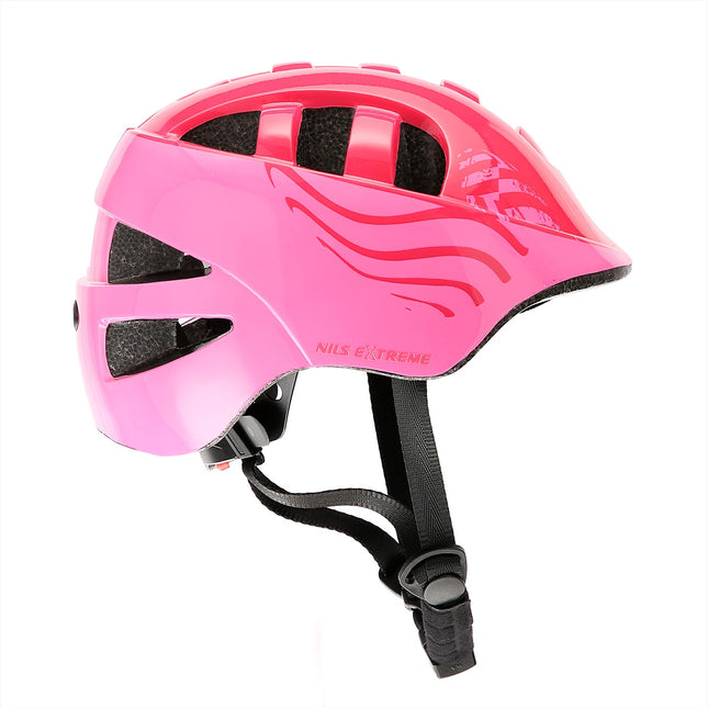 Casque rose, taille S (52-56 cm)