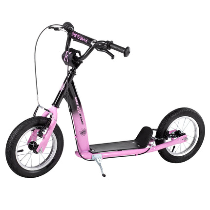 Trottinette rose pour enfants, hauteur réglable, légère